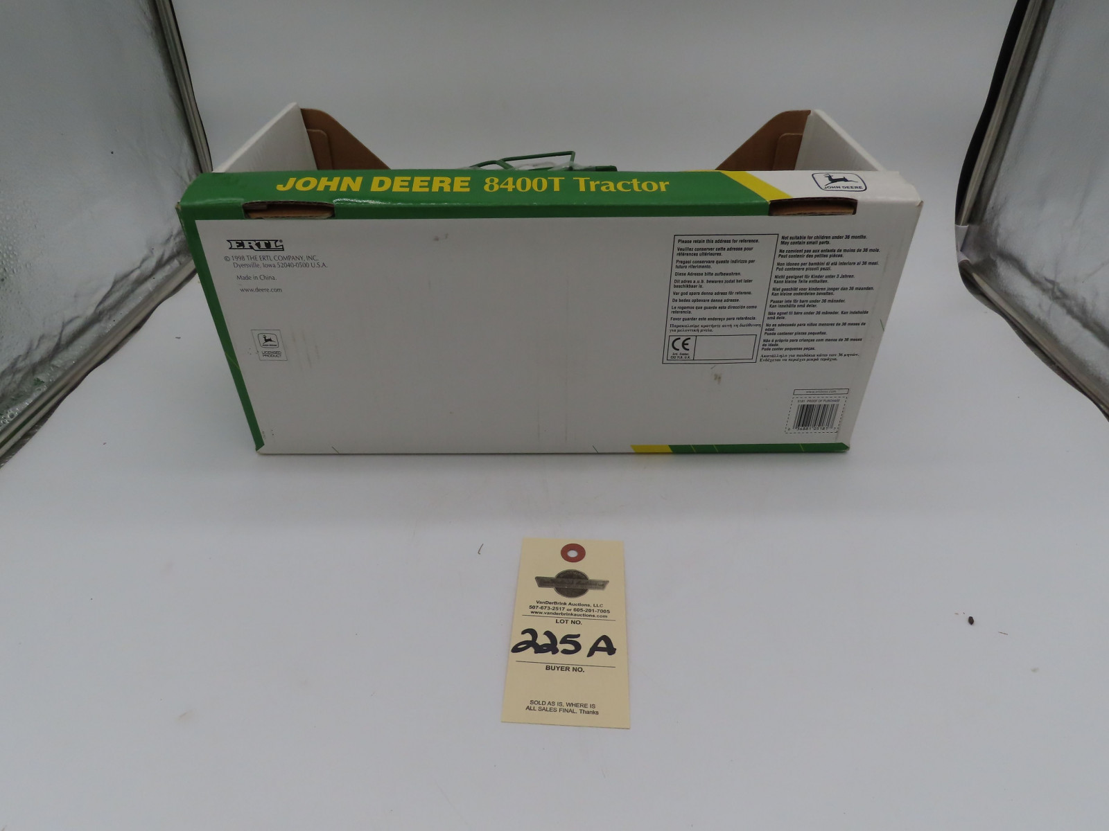1998 Ertl for John Deere Collector's Edition 8400T Die-Cast Tractor 1/16th Scale NIB - Image 6