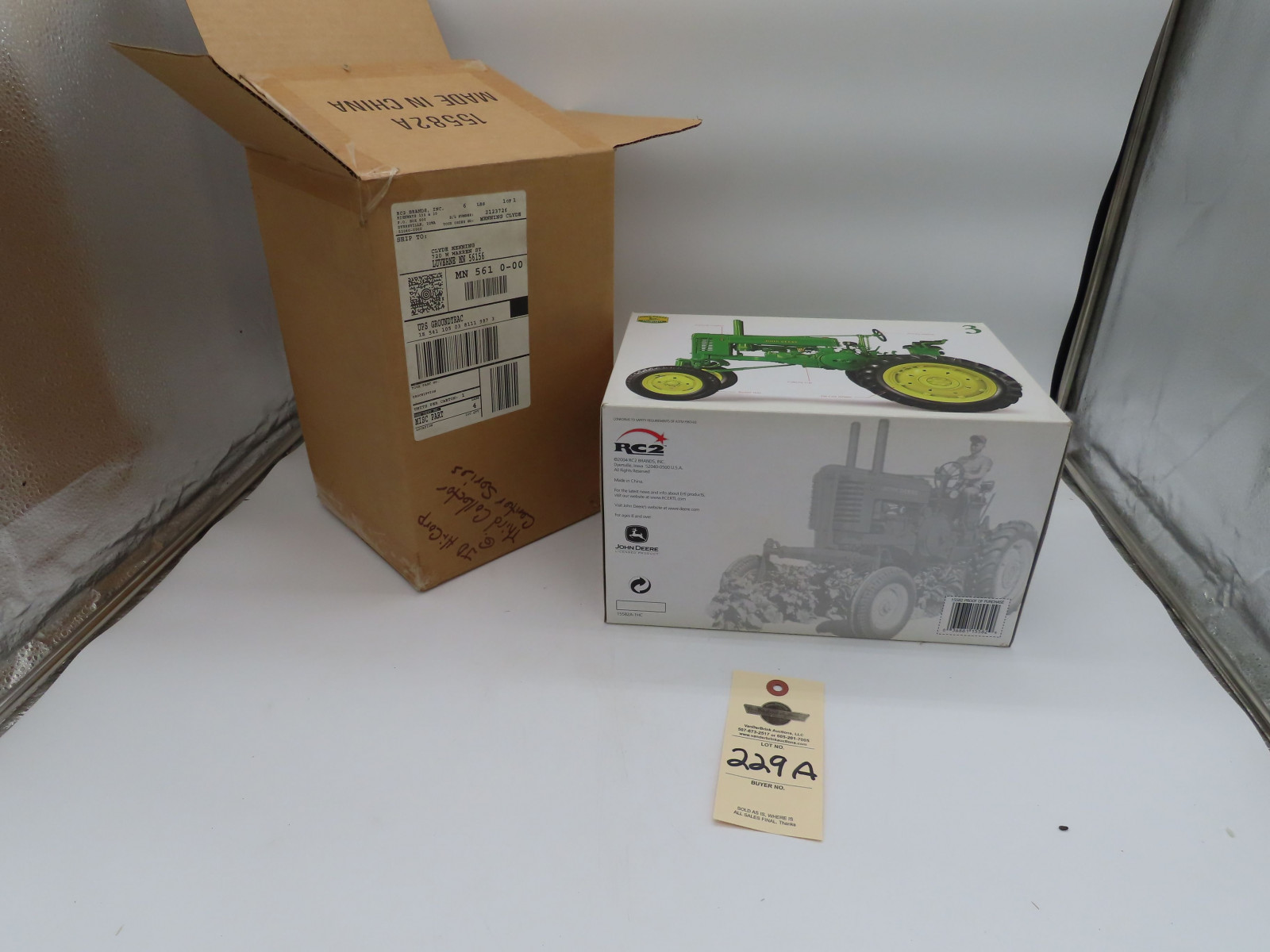 Ertl for John Deere 1/16th Scale Die-Cast The Model G Hi-Crop NIB and in opened Shipping package - Image 6