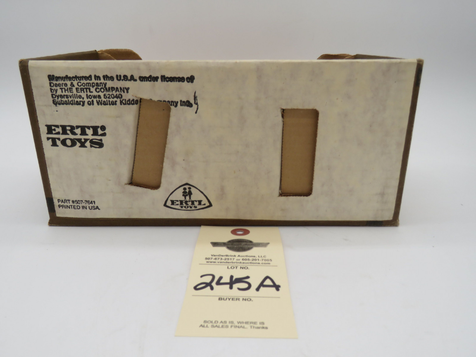 Ertl for John Deere Loader metal Die-Cast NIB D.Iowa Stock #507 1/16th Scale - Image 3