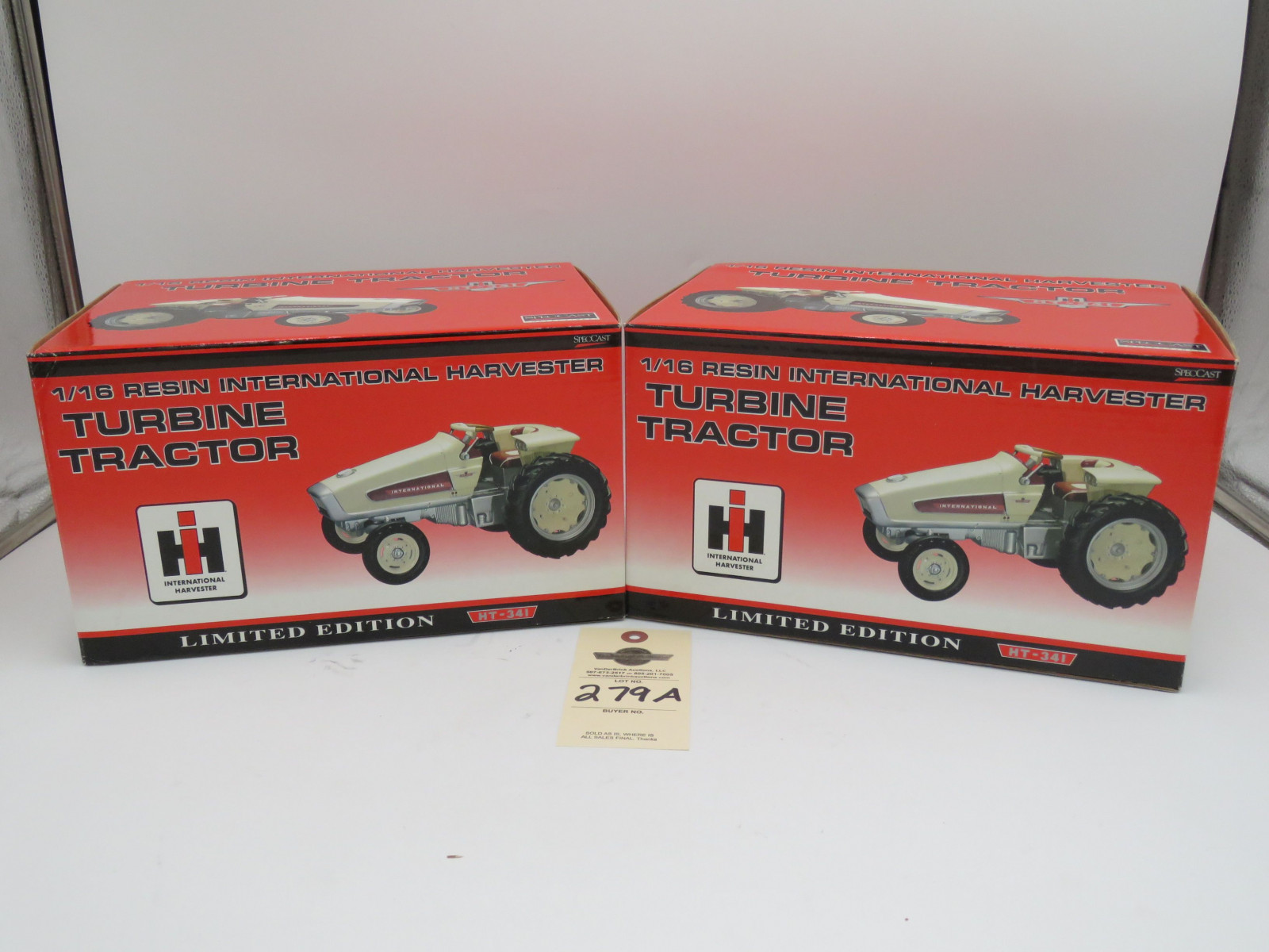 SpecCast Resin International Harvester Turbine Tractor HT-341 1/16 scale NIB. Set of 2 identical sold together. - Image 1