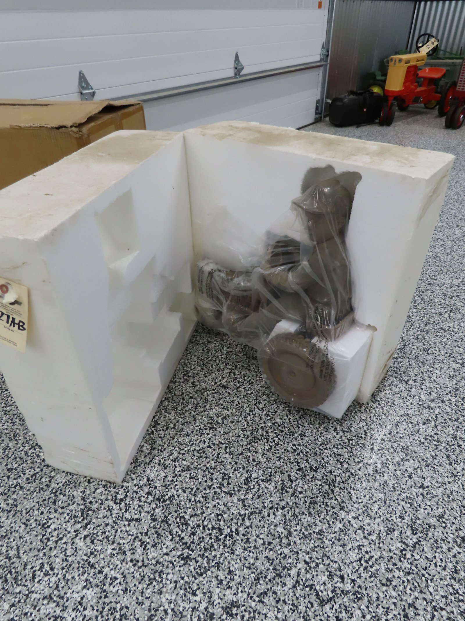 John Deere Resin Boy on Tractor- Selling as Pair NIB and New in Styrofoam packaging - Image 5