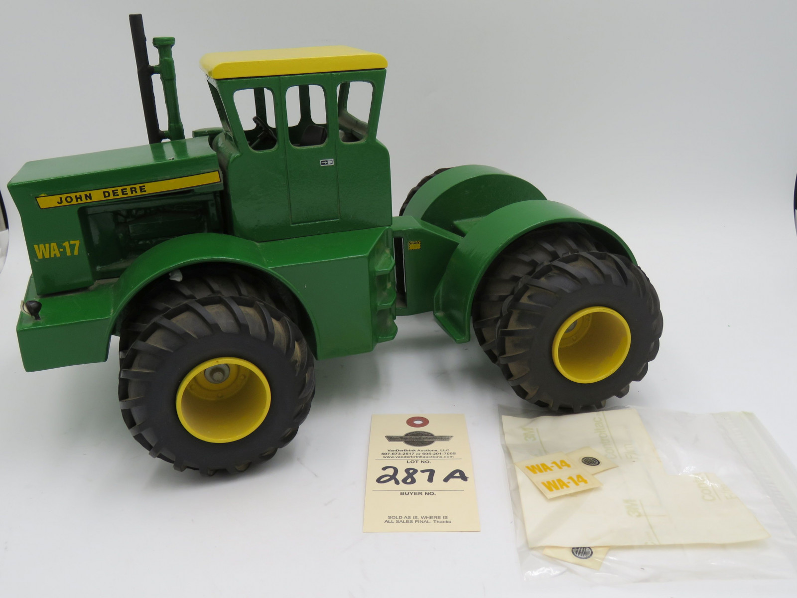 Trumm Cast Iron WA-17 John Deere Tractor and no Box - Image 1