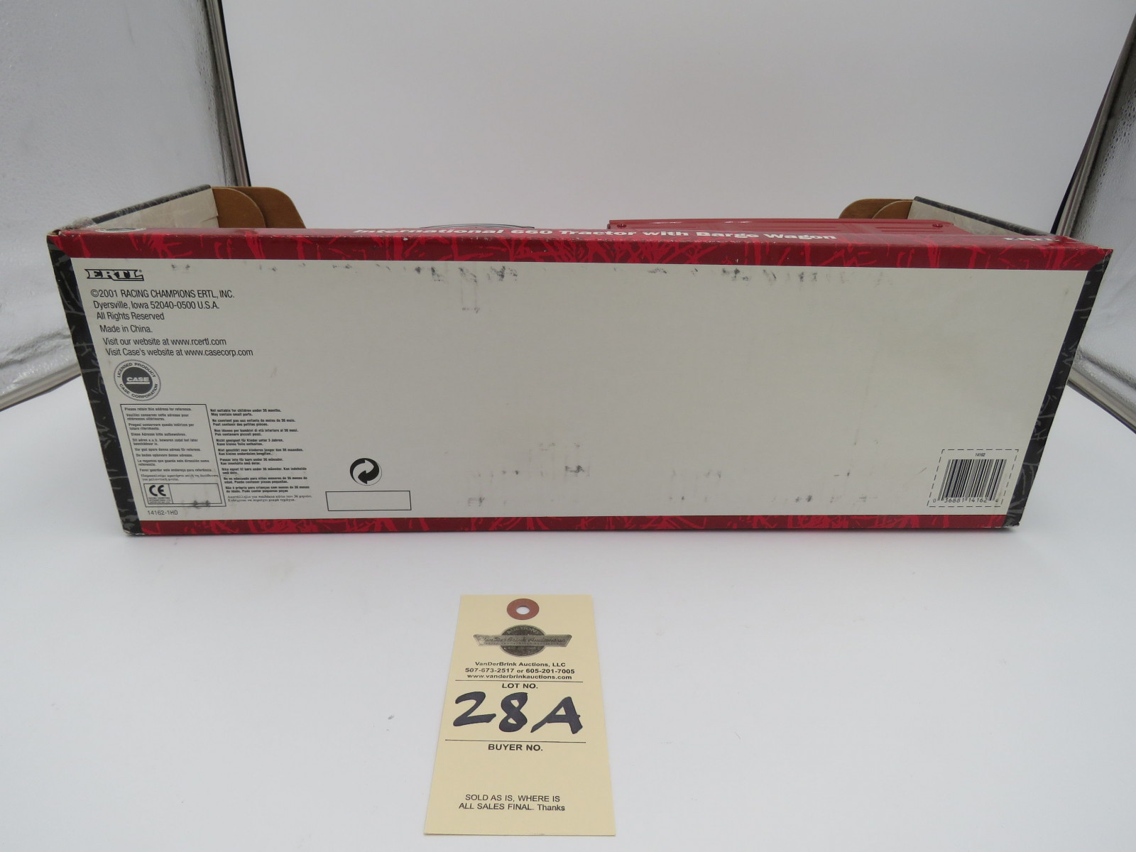 IH ERTL IH 660 BARGE WAGON DIECAST 1/16 SCALE - Image 8