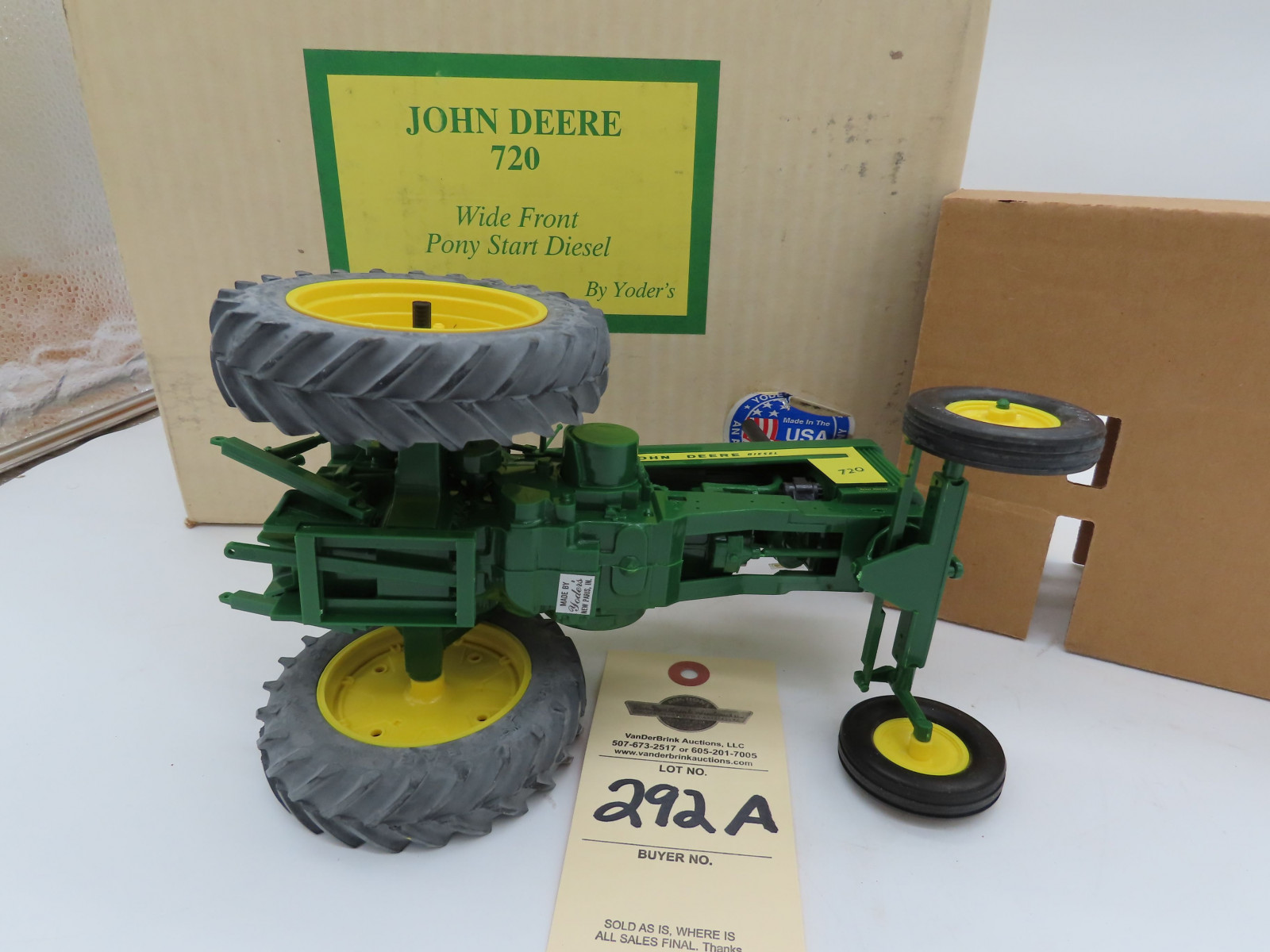 Yoder John Deere 720 Wide Front Pony Start Diesel In Opened Box - Image 5
