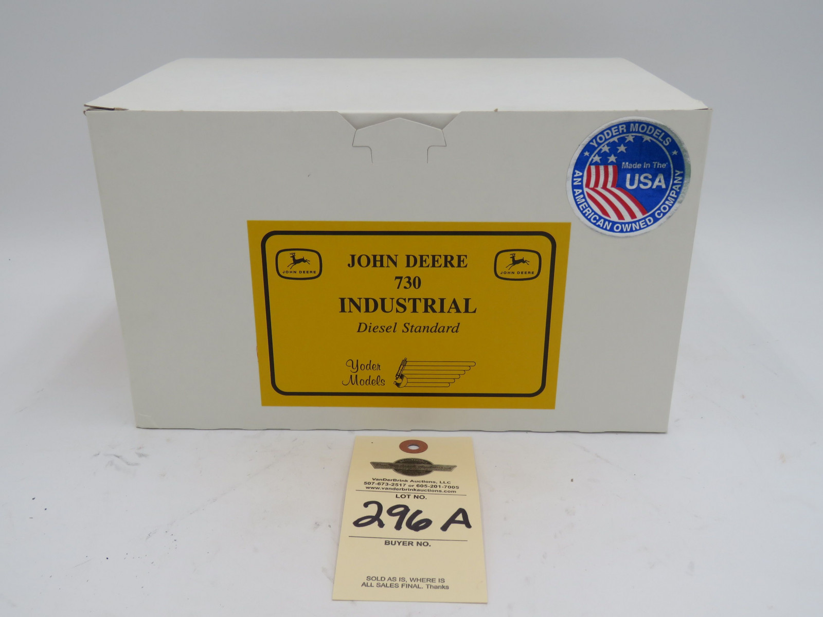 Yoder John Deere 730 Diesel Industrial Standard Tractor in Box Opened - Image 1