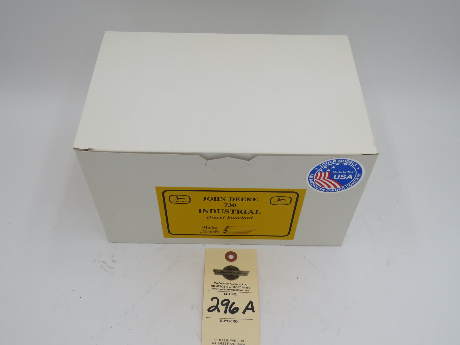 Yoder John Deere 730 Diesel Industrial Standard Tractor in Box Opened - Image 2