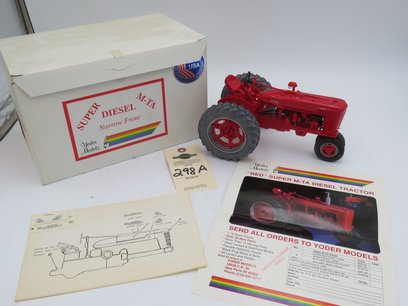 Yoder Models Super MTA Diesel Narrow Front in original Box Opened - Image 1