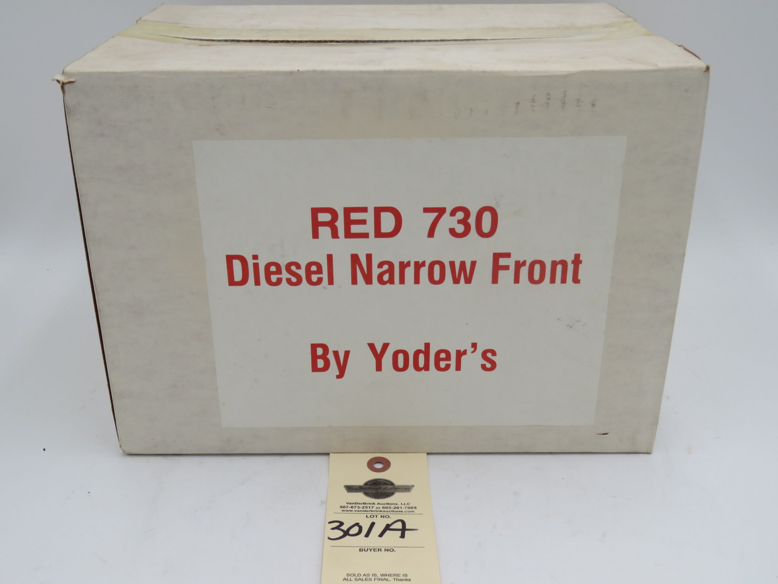 Yoder Red 730 John Deere Diesel Narrow Front NIB - Image 1