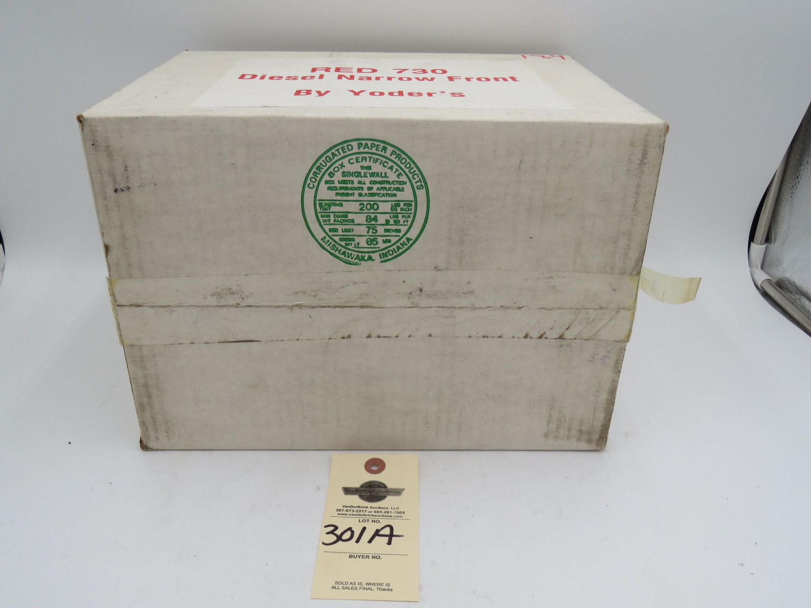 Yoder Red 730 John Deere Diesel Narrow Front NIB - Image 6