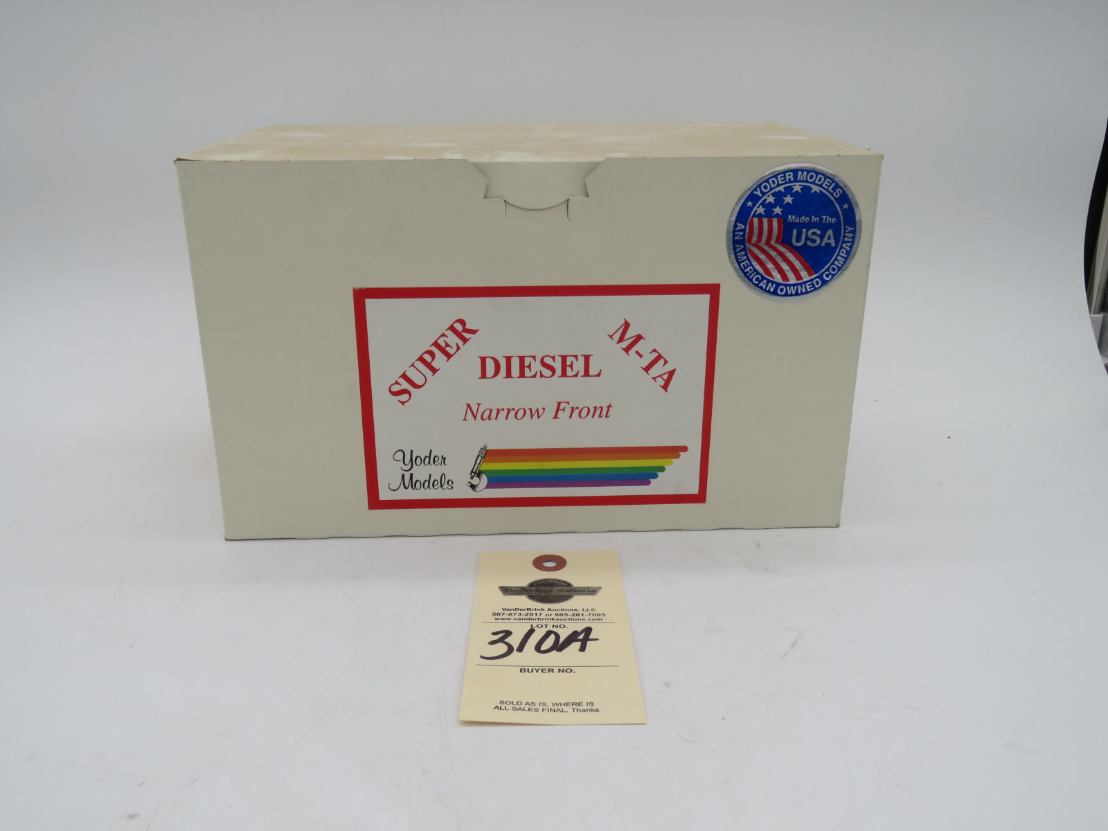 Yoder Super MTA Diesel Narrow Front tractor NIB - Image 1