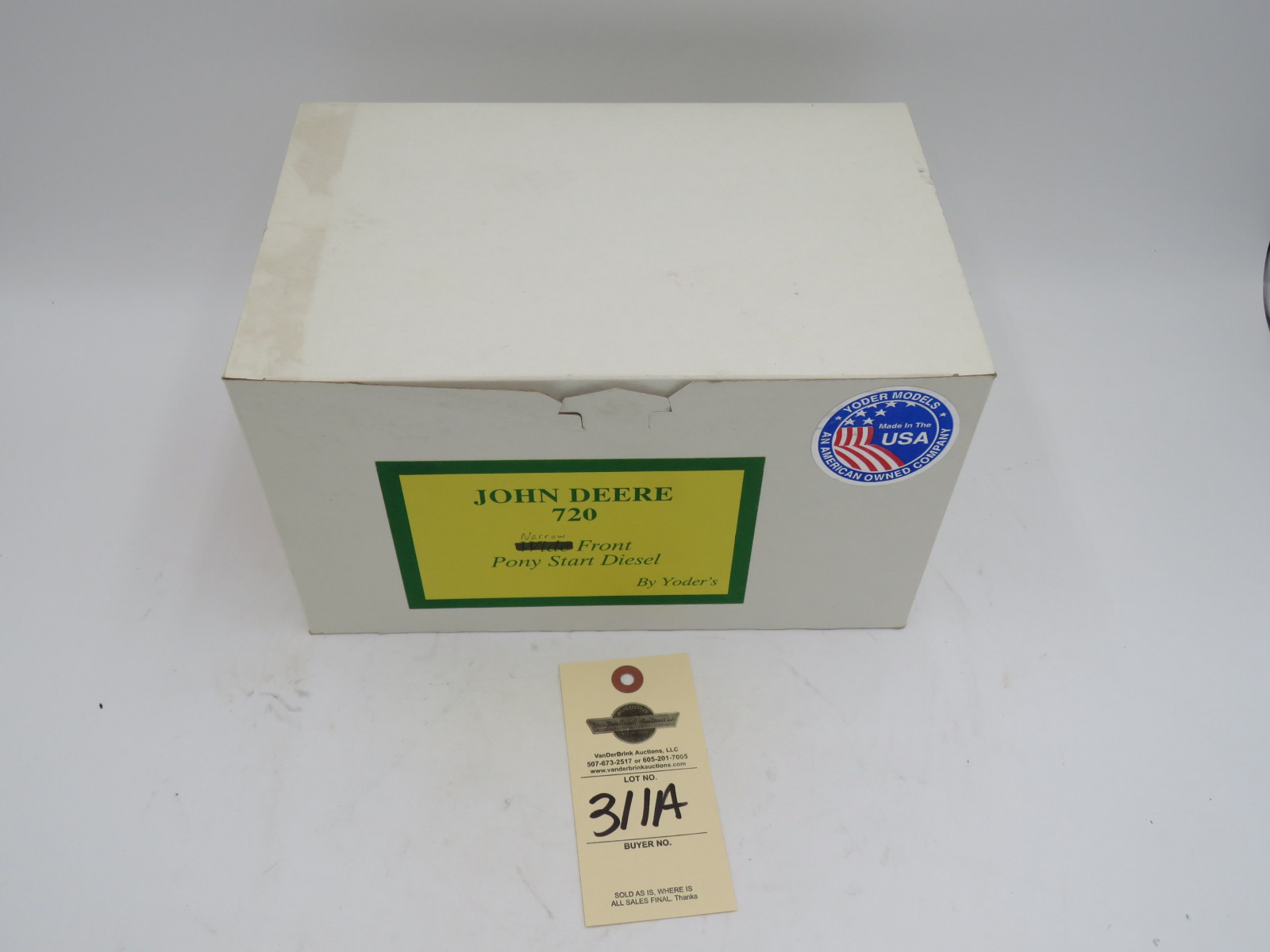 Yoder John Deere 720 Narrow Front Pony Start- We did not open Someone wrote on the box - Image 5
