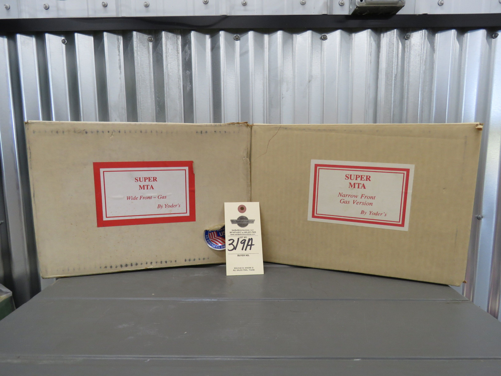 Yoder Super MTA Diesel Narrow Front tractor Gas Version and Yoder Super MTA Wide Front Gas both NIB - Image 1