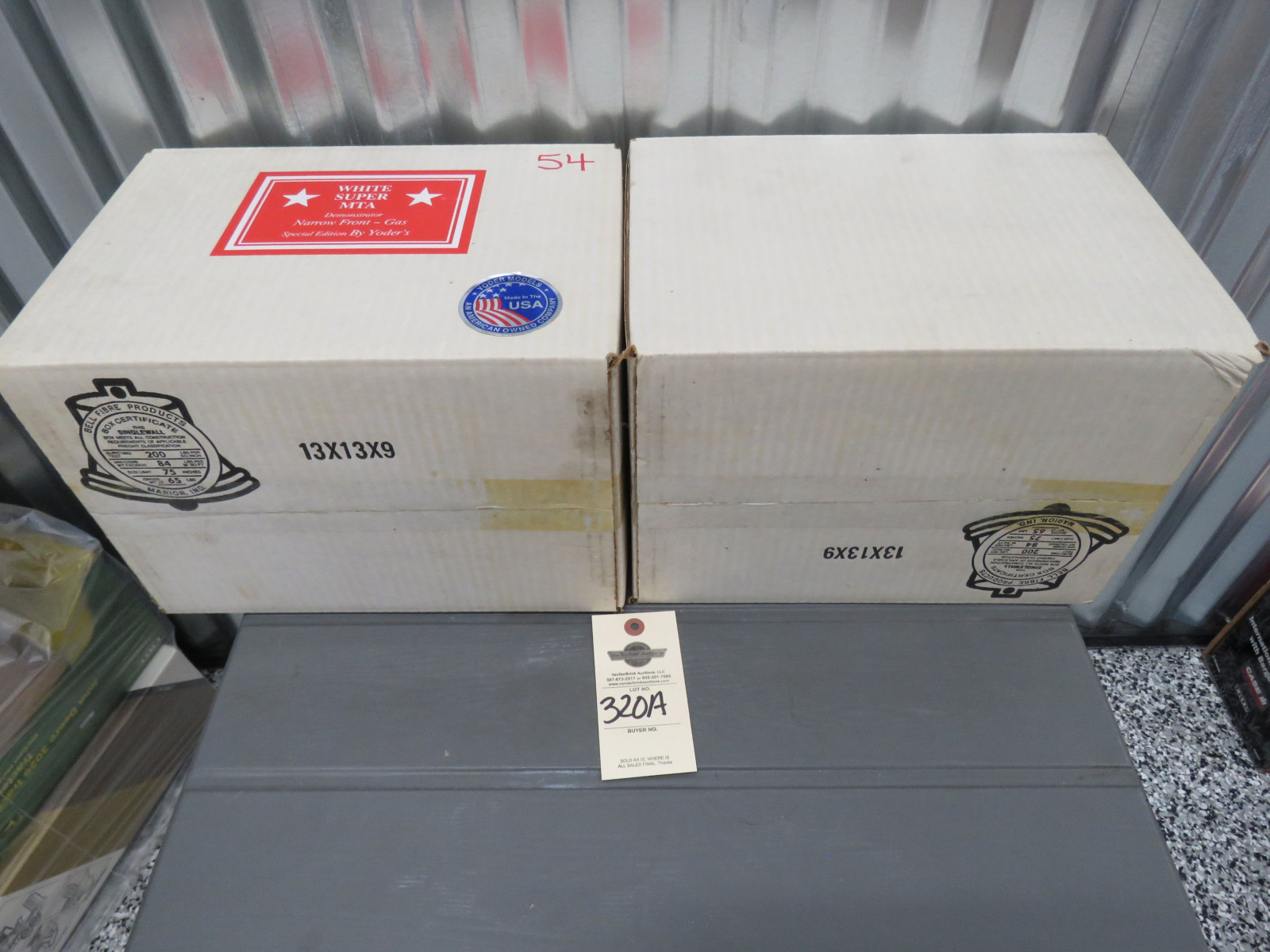 Special Edition Yoder White Super MTA Deonstrator Narrow Front & Wide Front Gs Tractors NIB - Image 5