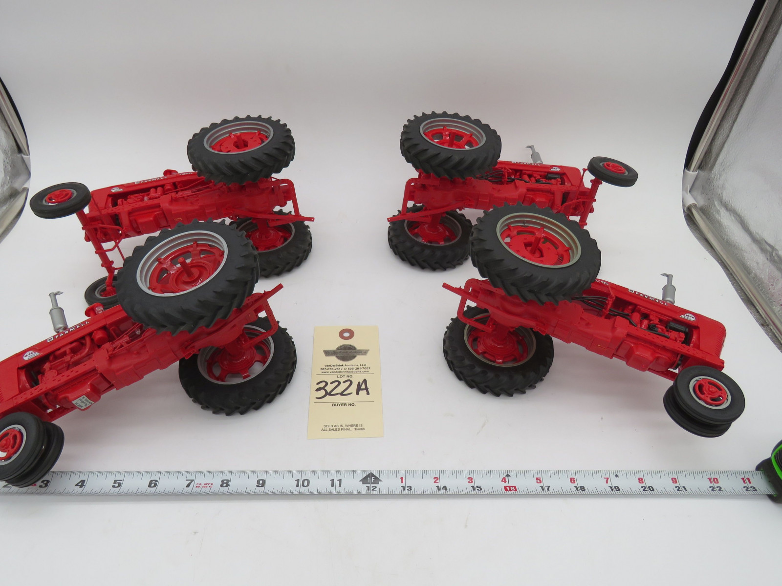 Group of Yoder Farmall Tractors and NO Boxes 2-Farmall Super MTA NF,2- Farmall Super MTA Diesel Wide Front - Image 5