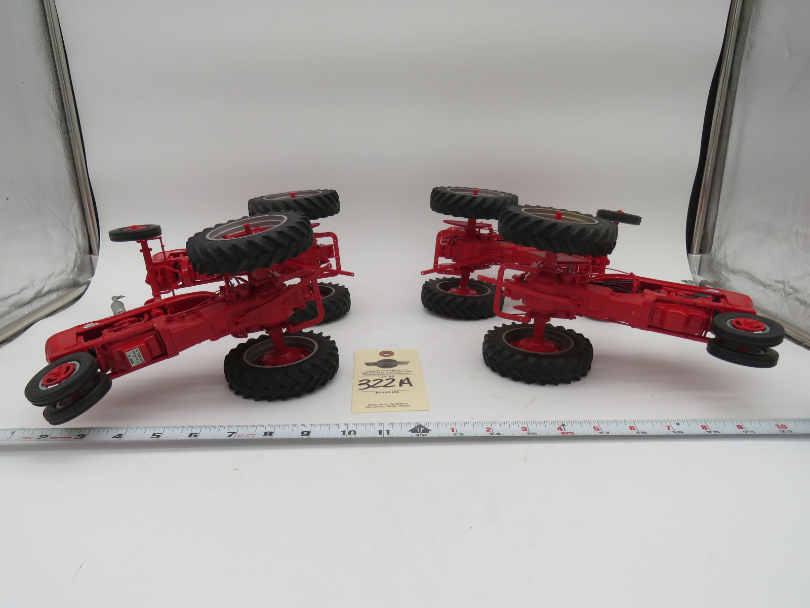 Group of Yoder Farmall Tractors and NO Boxes 2-Farmall Super MTA NF,2- Farmall Super MTA Diesel Wide Front - Image 6