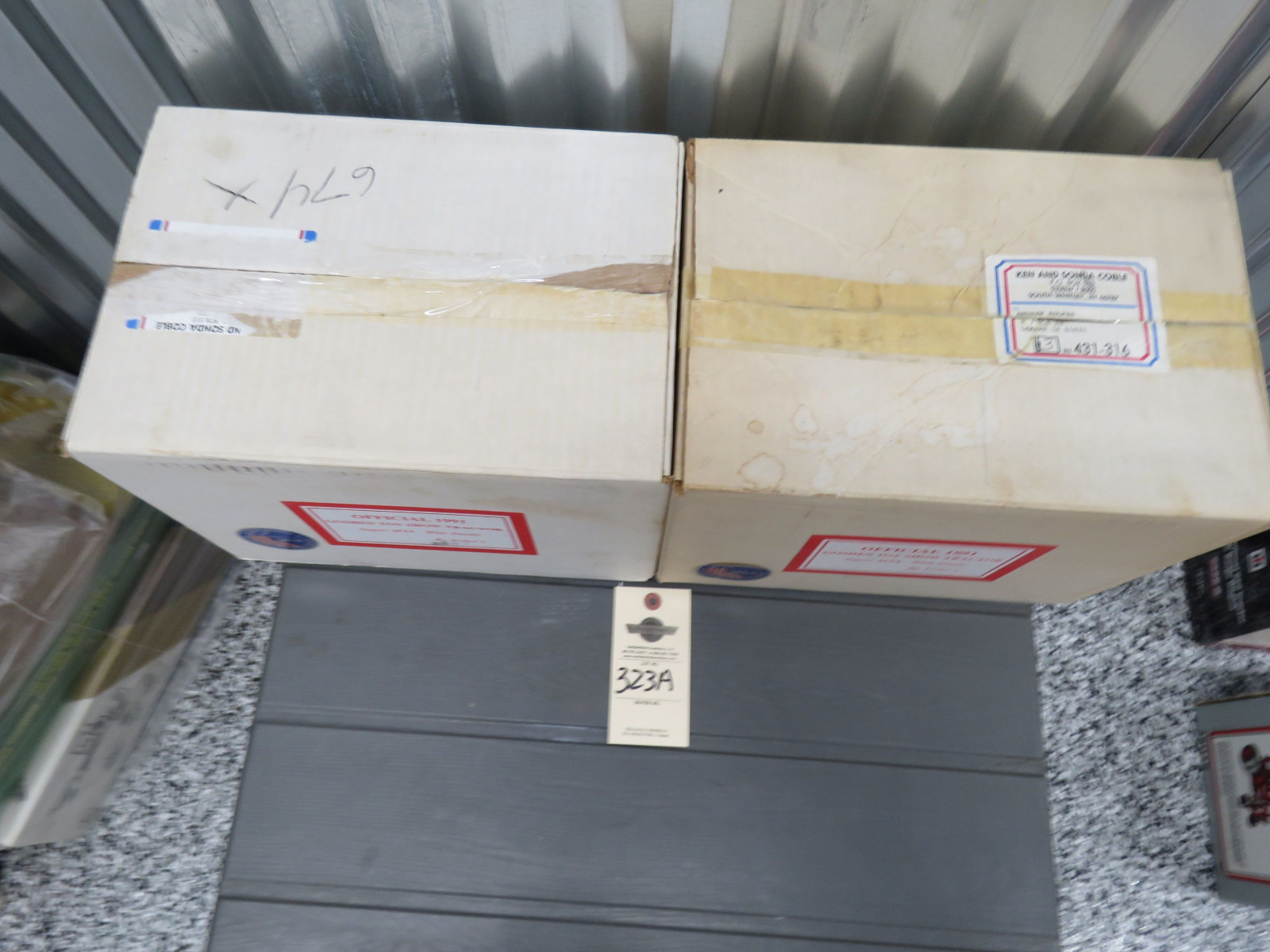 Group of 2 Yoder Offical 1991 Gohen Toy Show Tractor Super MTA with duals Opened - Image 2