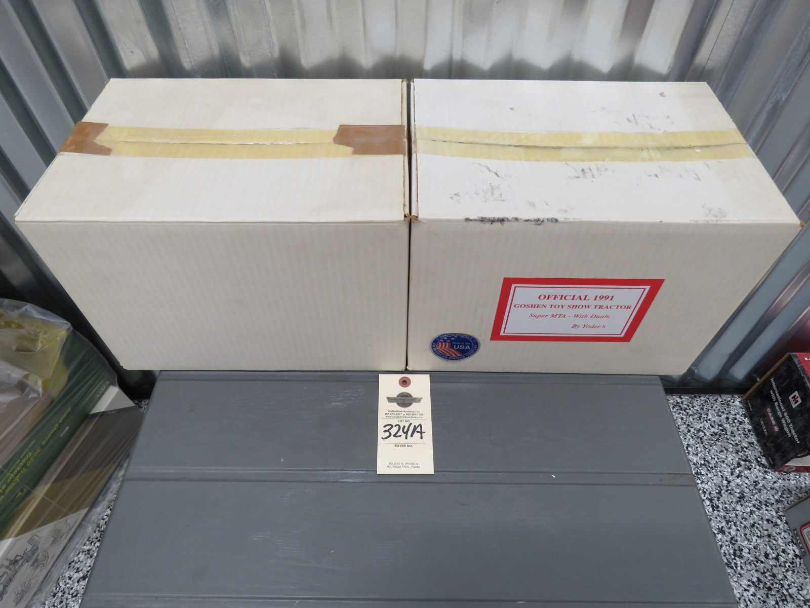 Group of 2 Yoder Offical 1991 Gohen Toy Show Tractor Super MTA with duals Opened - Image 4