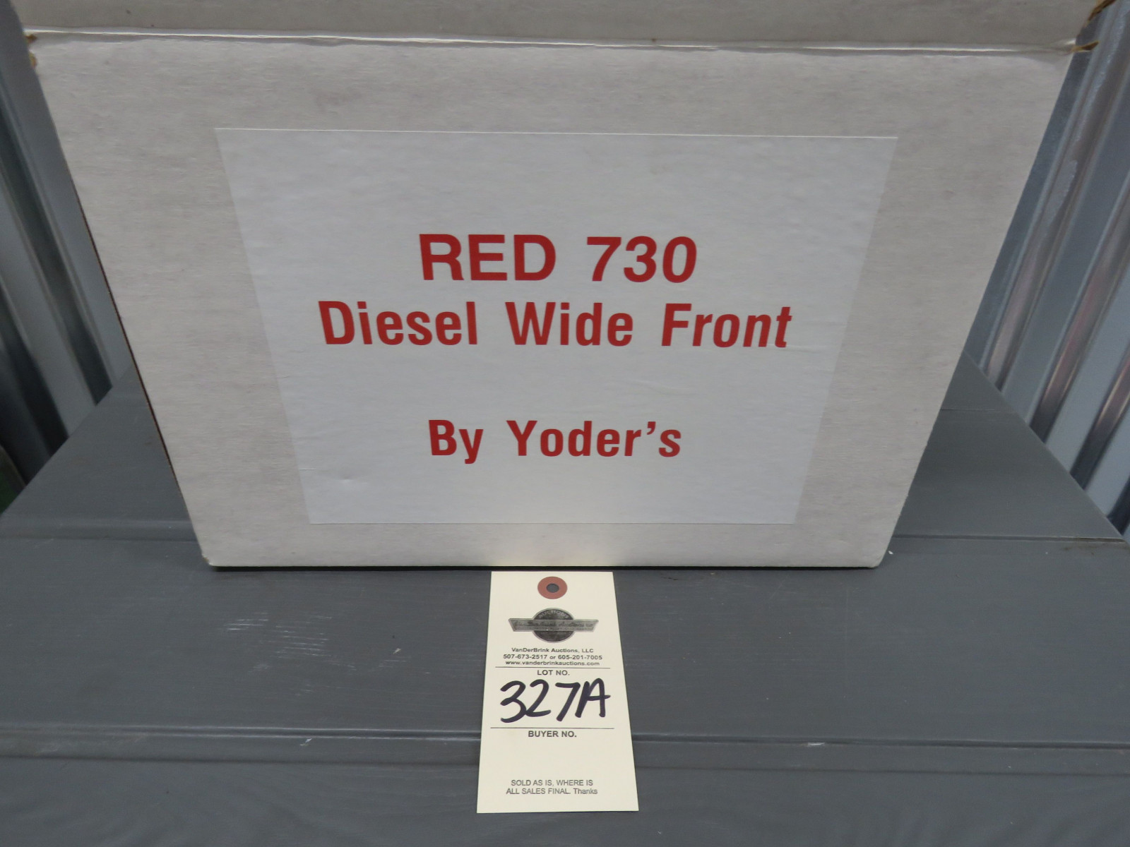 Yoder Red 730 Diesel Wide Front  New in Opened Box - Image 1
