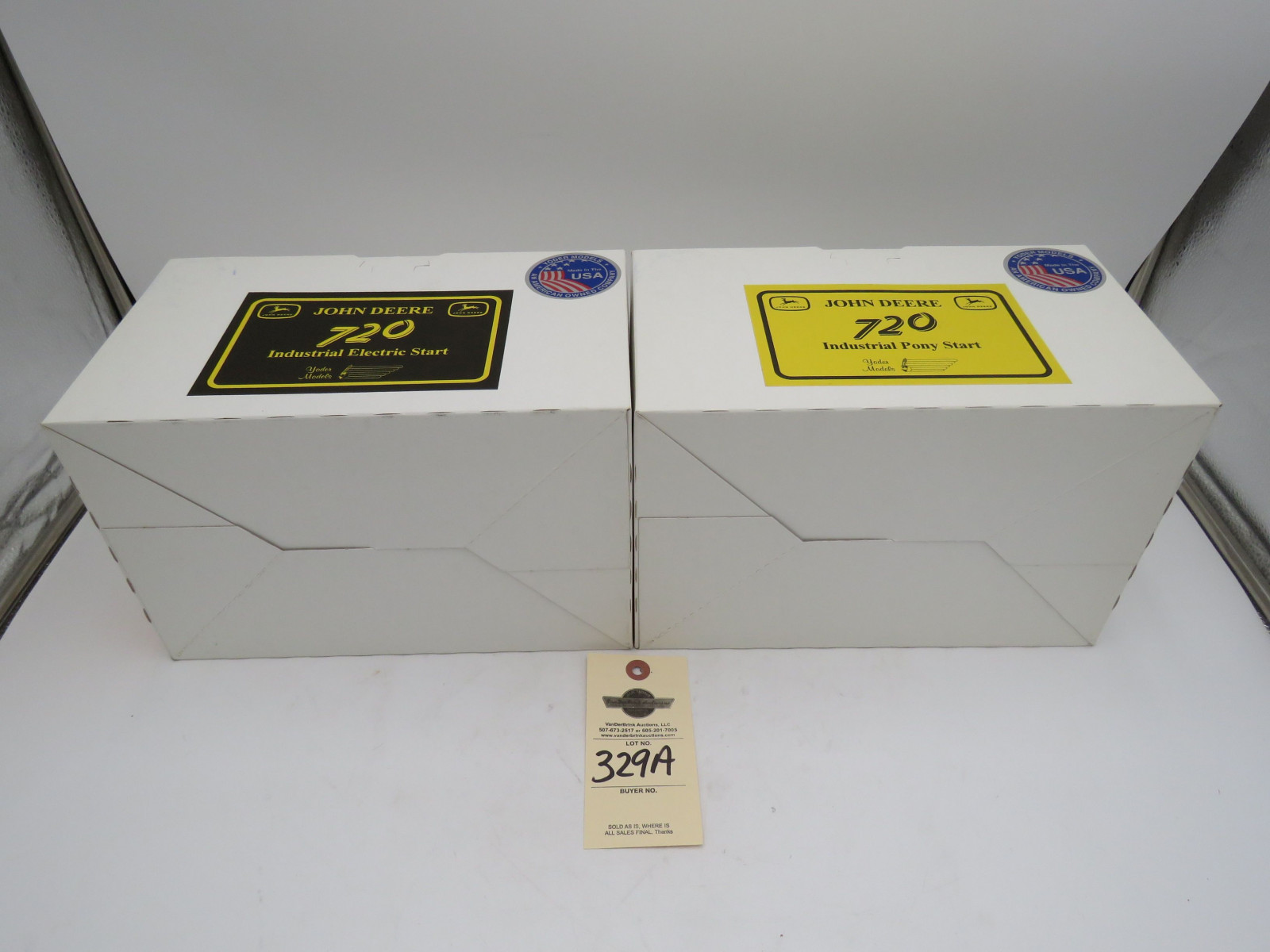 Yoder John Deere 720 Industrial Electric Start NIB and John Deere 720 Industrial 720 Pony Start NIB and in original Opened Shipping container - Image 6