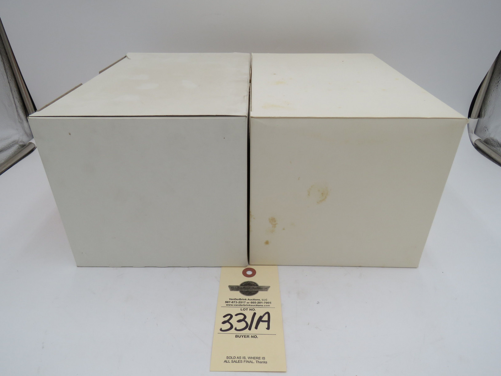 Group of 2 Yoder State of Nebraska Department of roads CDP Promotions John Deere 730 Industrial Tractors NIB - Image 3