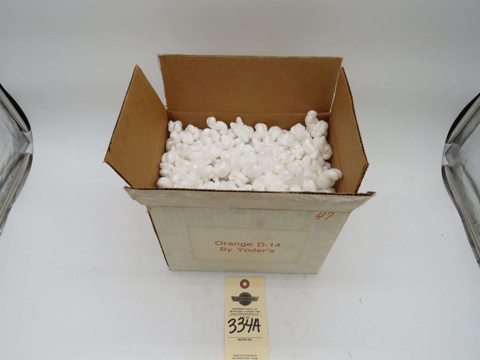 Yoder Orange Allis Chalmers D-14 NIB and Box Opened - Image 2