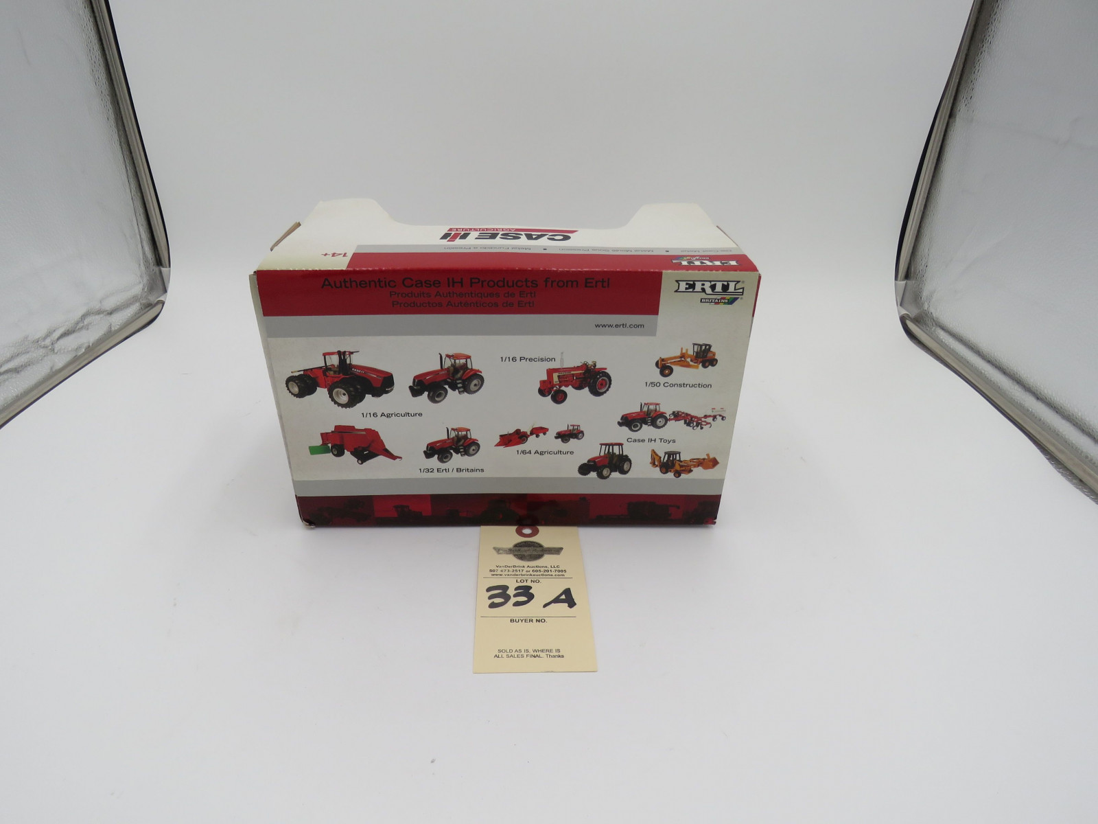 2008 IH M INDUSTRIAL TRACTOR ERTL D,IOWA 1/16 SCALE DIECAST - Image 4