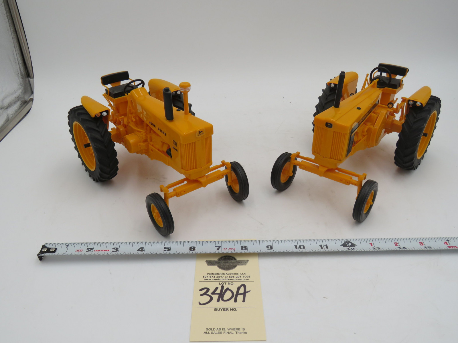 Group of Yoder John Deere 720 Wide Front Diesel and Yoder John Deere 730 Diesel Wide front No Box - Image 1