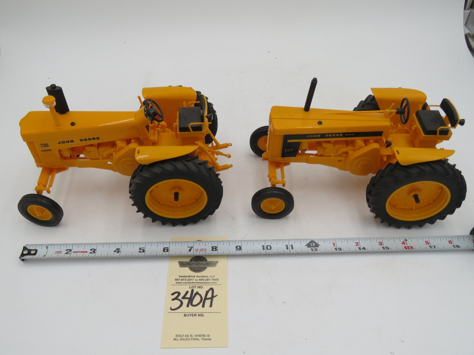 Group of Yoder John Deere 720 Wide Front Diesel and Yoder John Deere 730 Diesel Wide front No Box - Image 3