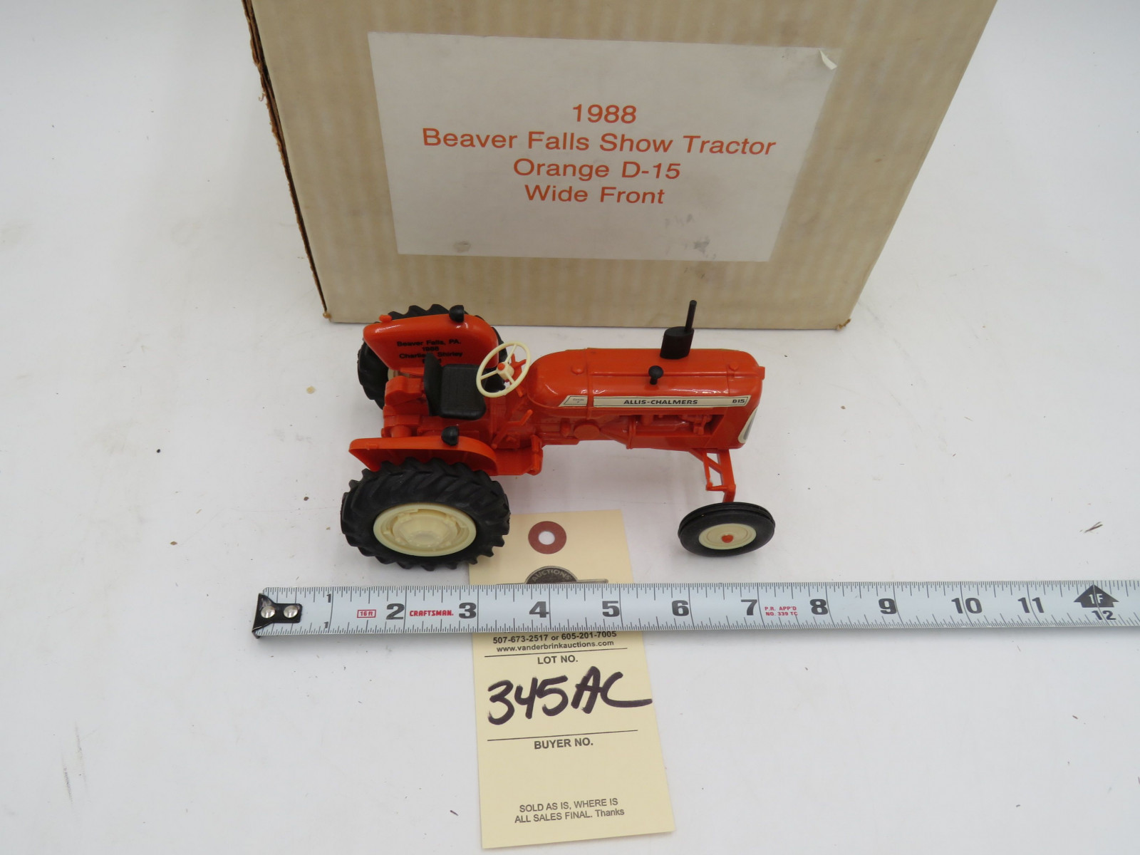 Yoder Allis Chalmers D-15 Tractor and No Box - Image 4