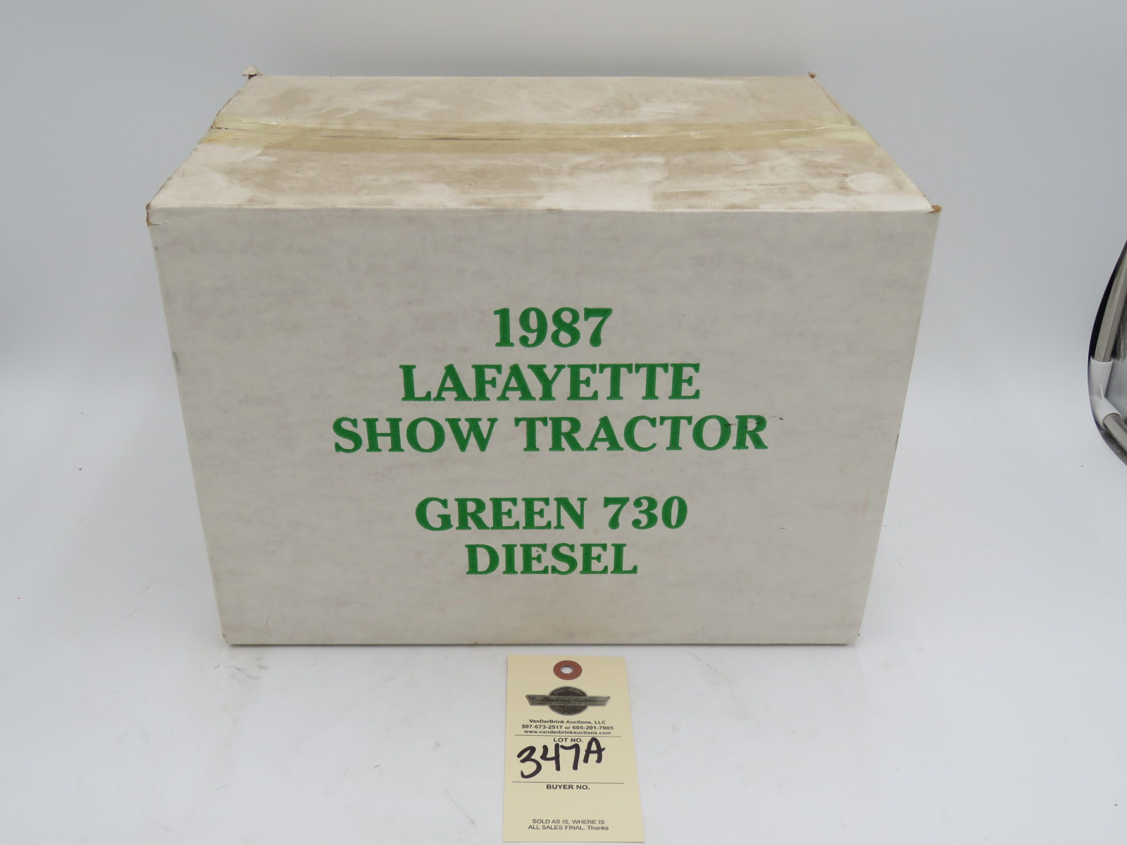 1987 Layfaette Show Tractor Green 730 diesel NIB - Image 1
