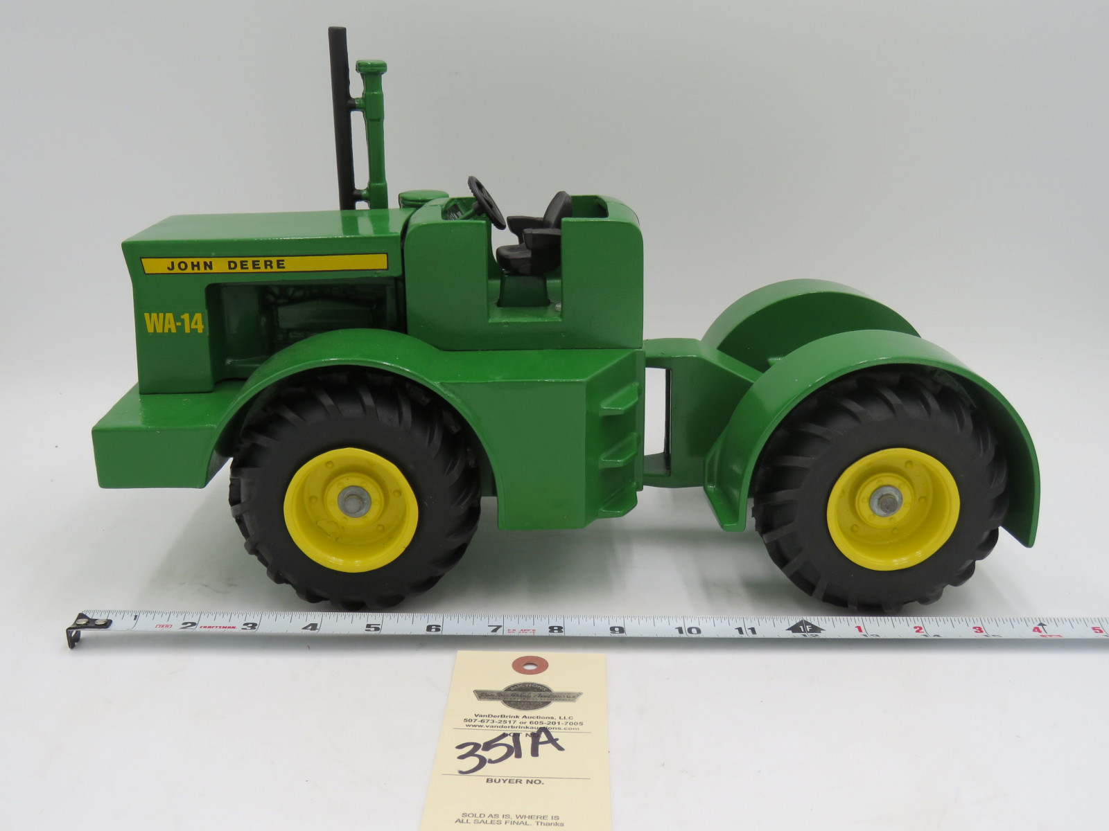 Trumm Cast Iron WA-17 John Deere Tractor and no Box - Image 1
