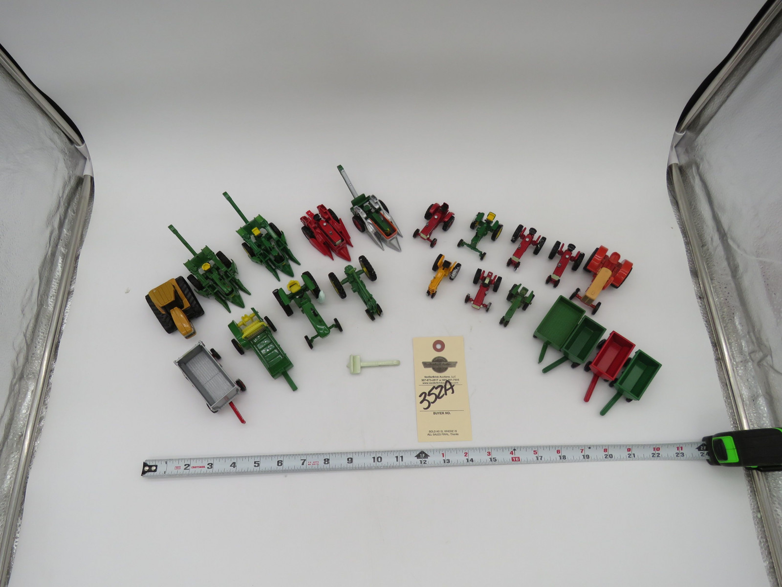 Large Group of 1/84th Tractors Die-Cast - Image 4