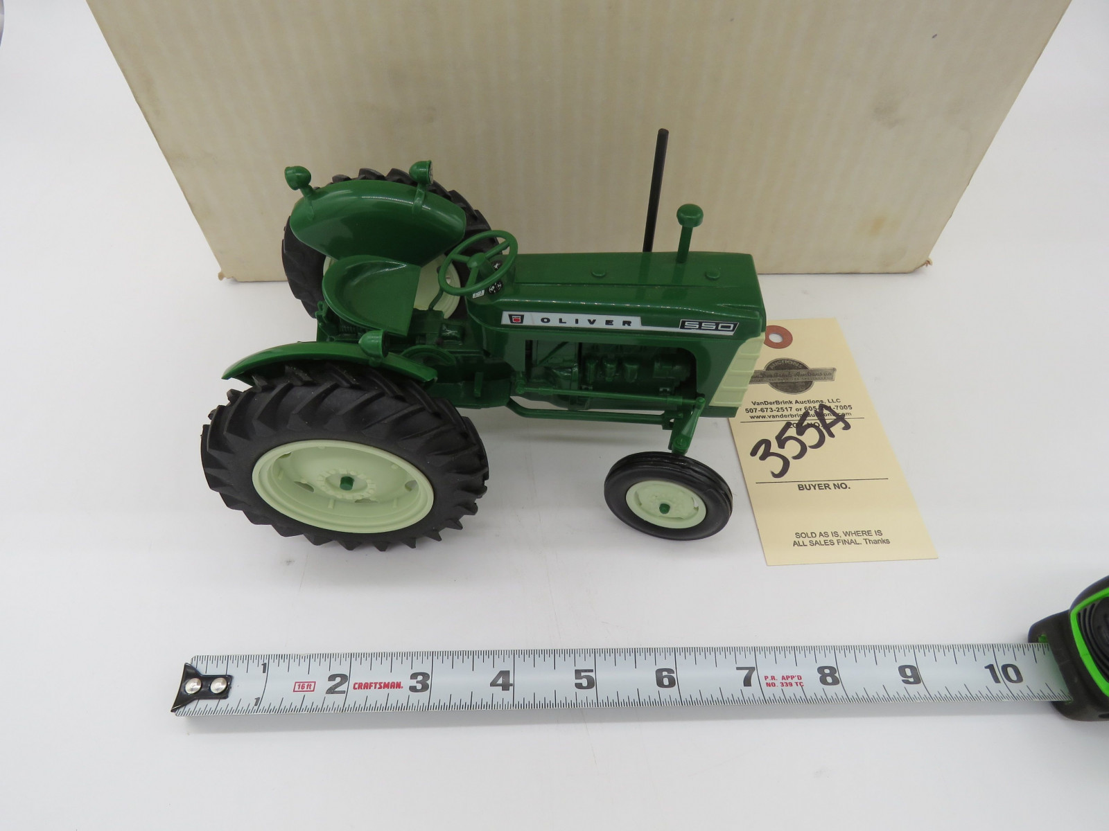 Yoder Oliver 550 tractor opened Box - Image 1
