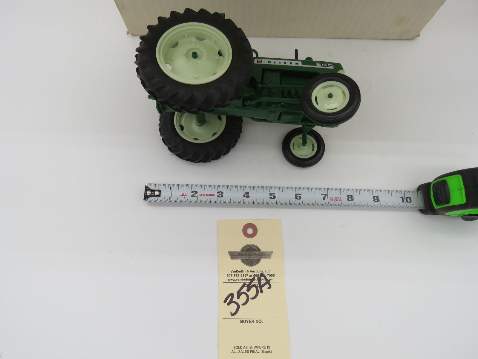 Yoder Oliver 550 tractor opened Box - Image 3