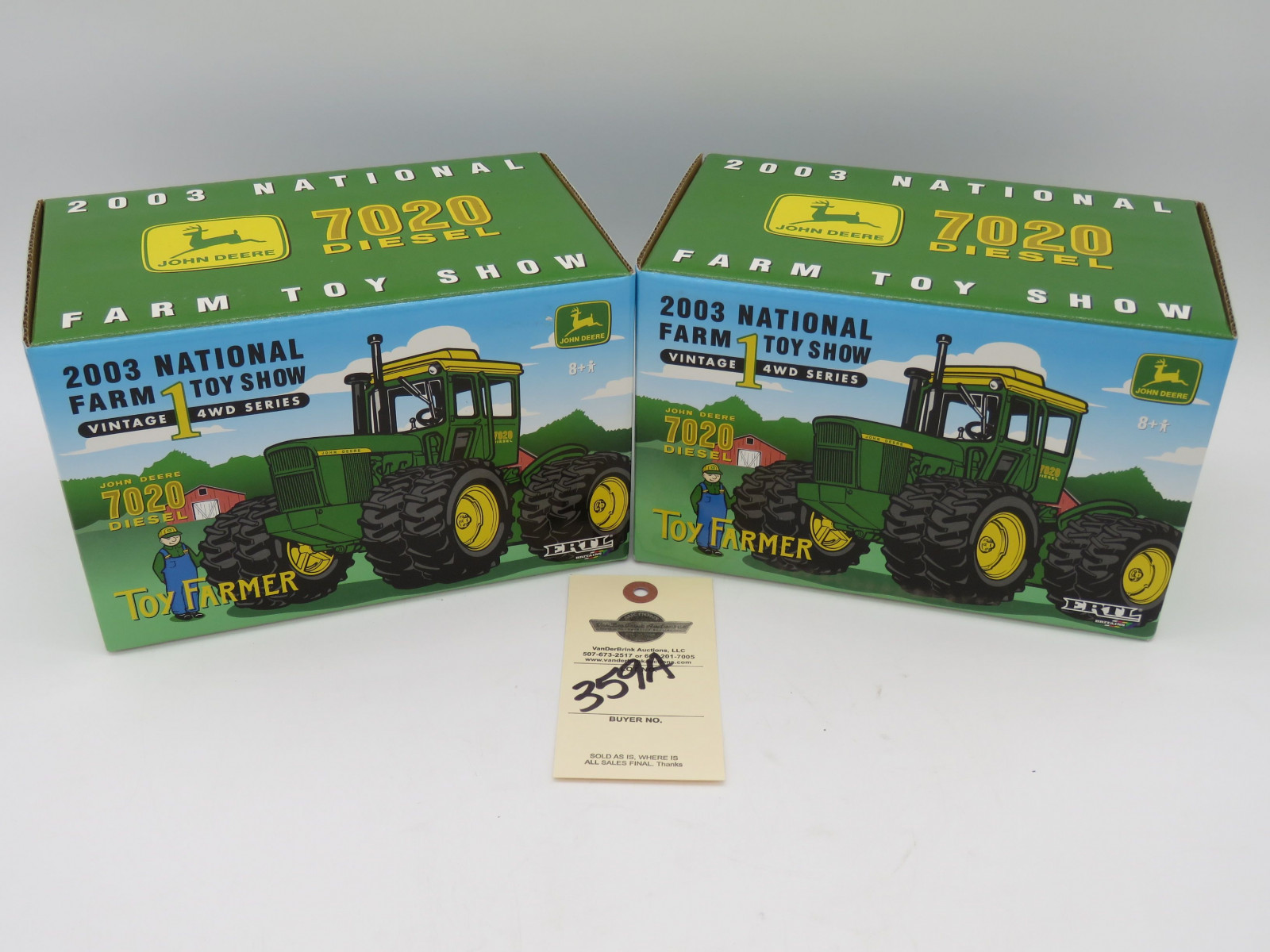 1/16th Scale Plastic Allis chalmers HD5 Crawler Minature No Box - Image 1