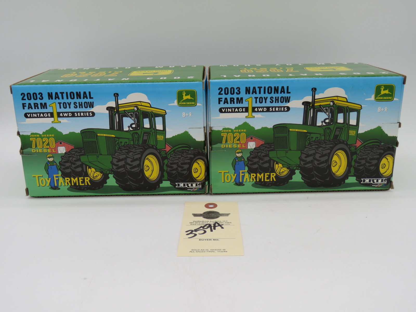 1/16th Scale Plastic Allis chalmers HD5 Crawler Minature No Box - Image 5