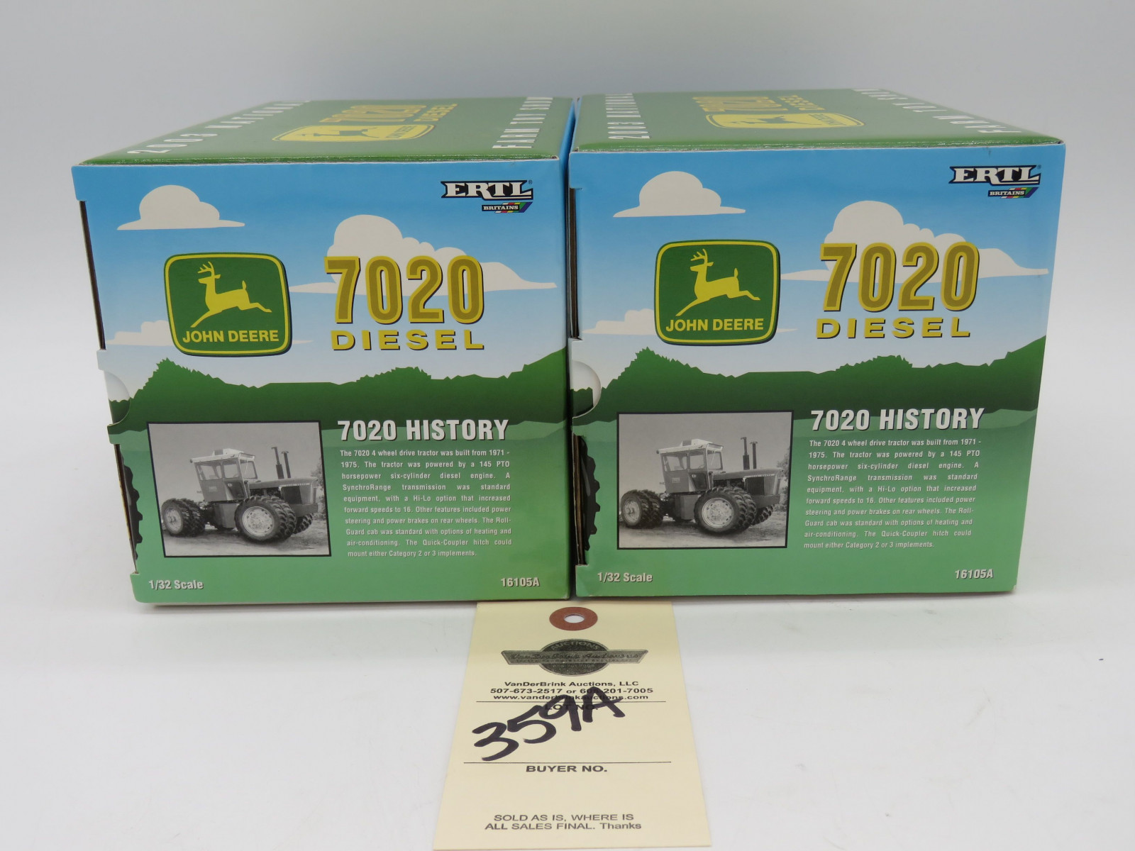 1/16th Scale Plastic Allis chalmers HD5 Crawler Minature No Box - Image 6