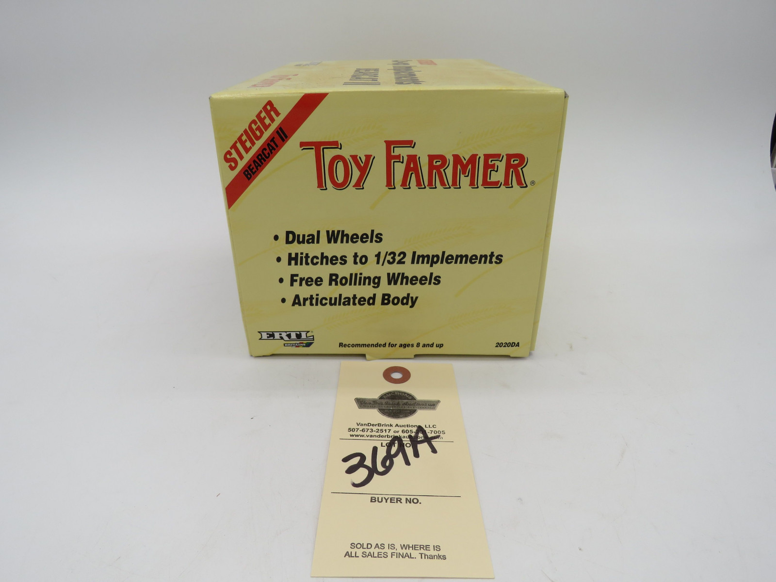 Toy Farmer by Ertl 1/32nd Scale Steiger bearcat II Tractor NIB - Image 3