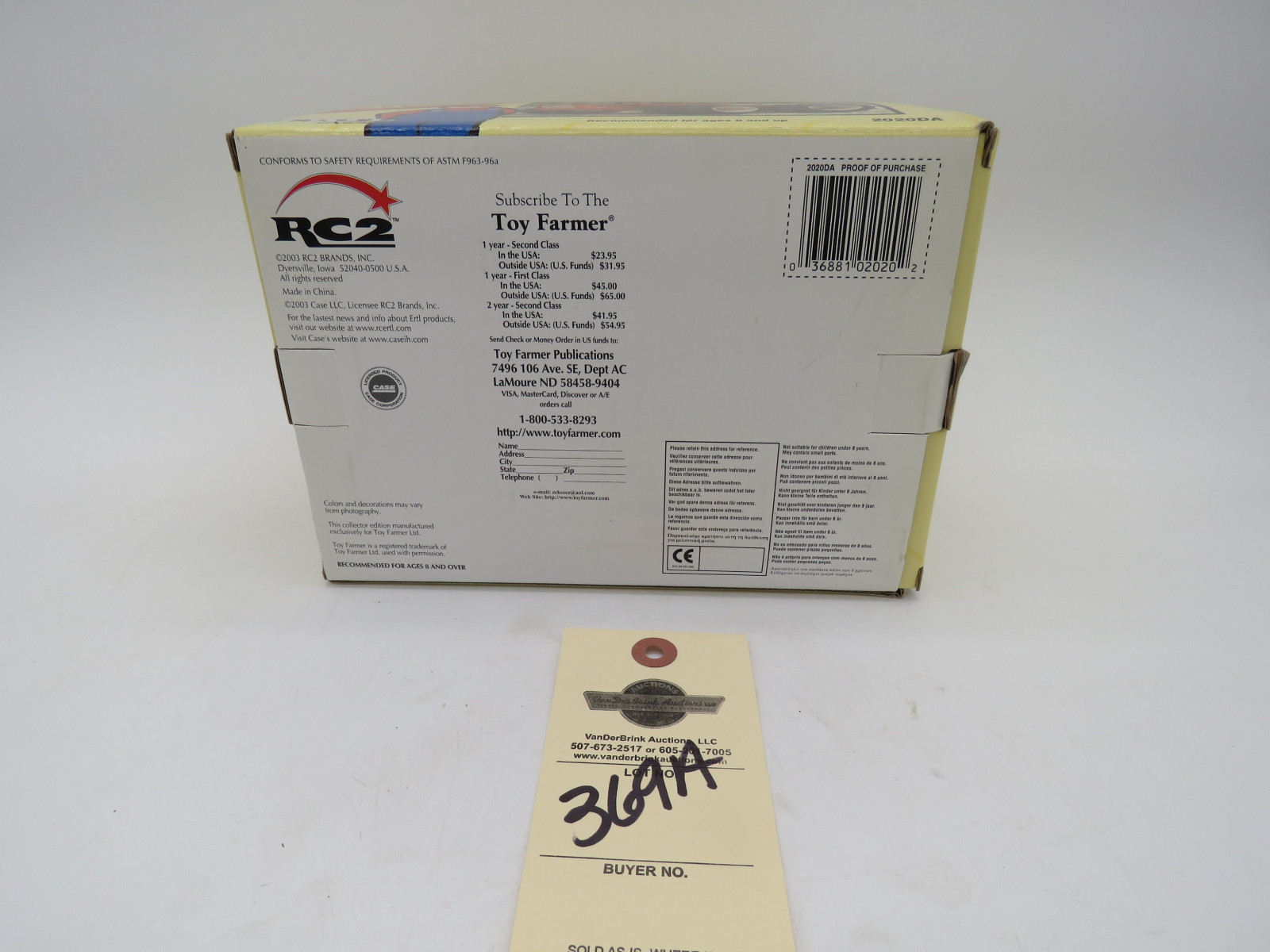 Toy Farmer by Ertl 1/32nd Scale Steiger bearcat II Tractor NIB - Image 5