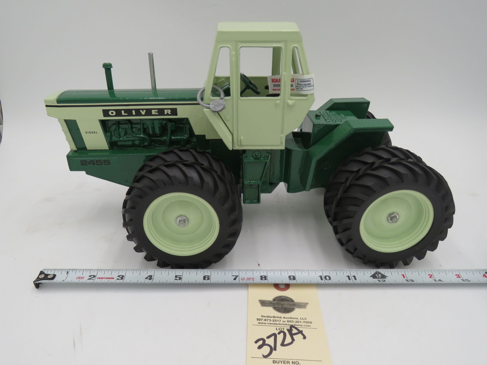 2003 February Louisville Farm Show Scale Models by Ertl Oliver 2455 Diesel 1/16th Scale Die-Cast Tractor New and no box - Image 1