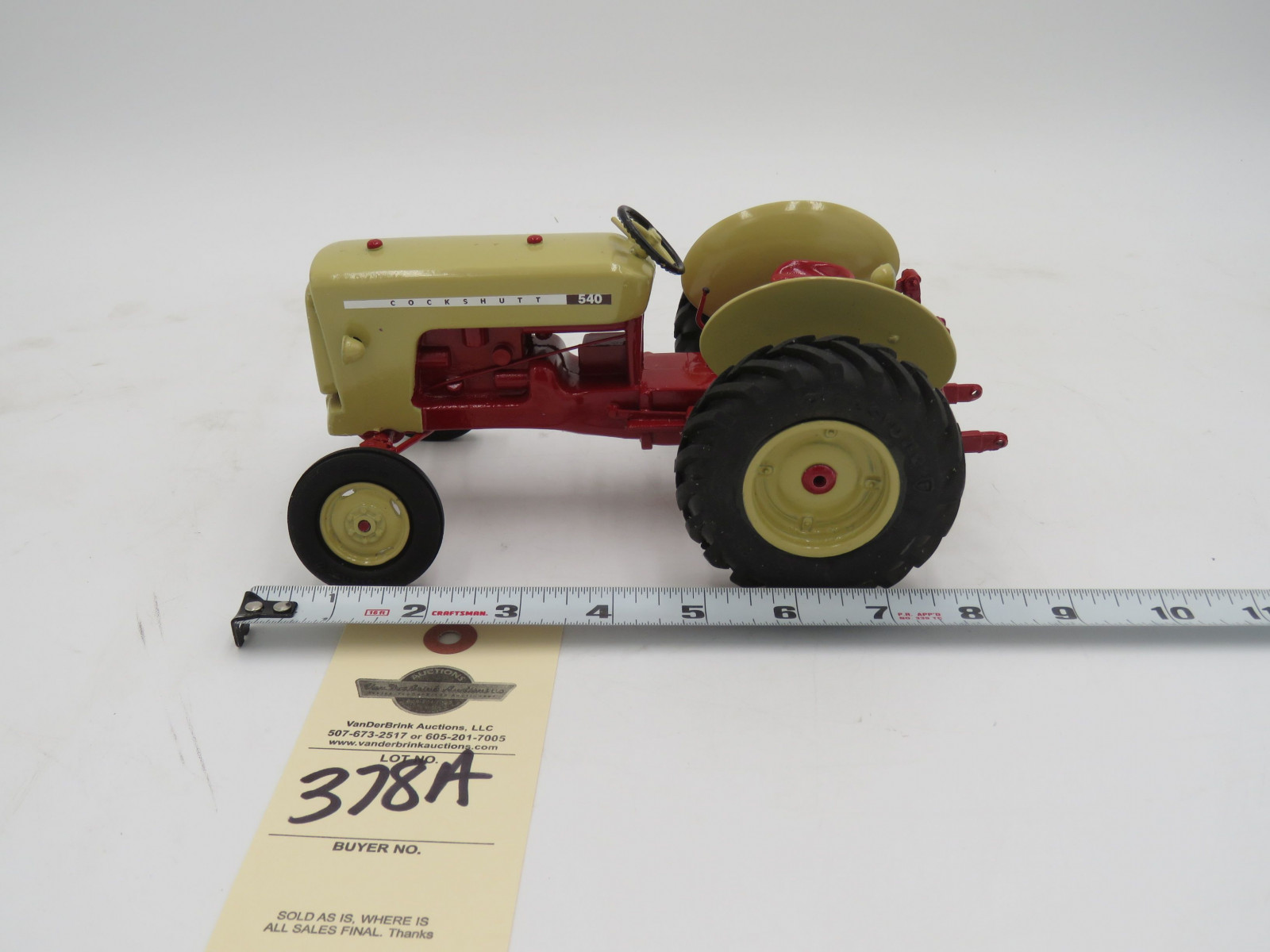 Made in Canada 1/16th Scale Cockshutt 540 Die-Cast Tractor by Teswater Custom Tractor - Image 1