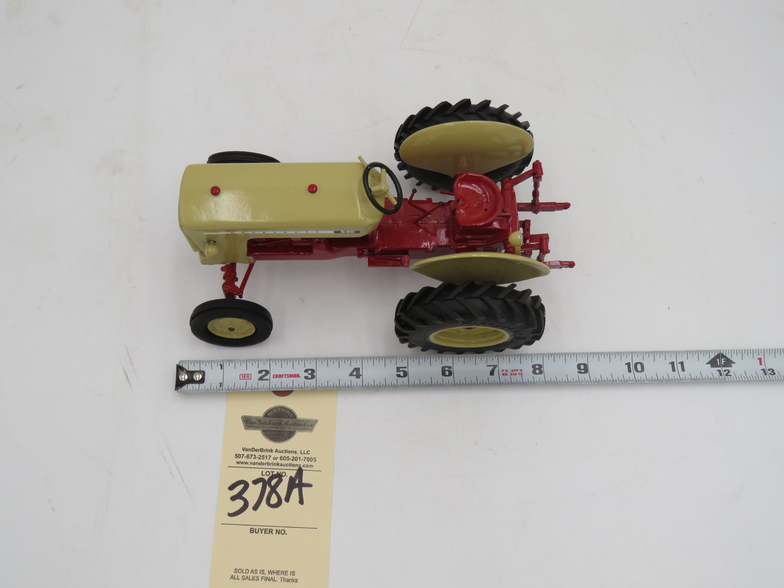 Made in Canada 1/16th Scale Cockshutt 540 Die-Cast Tractor by Teswater Custom Tractor - Image 2