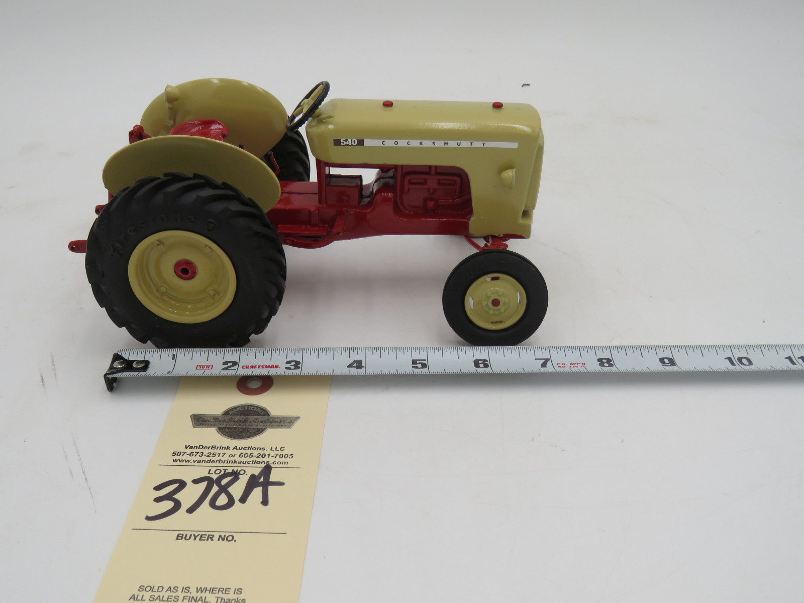Made in Canada 1/16th Scale Cockshutt 540 Die-Cast Tractor by Teswater Custom Tractor - Image 4