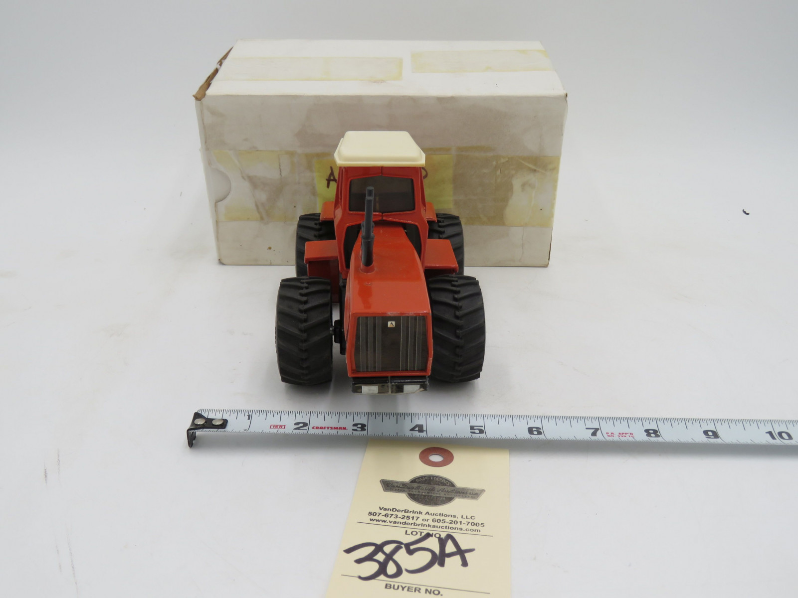 the Ertl Company Die-Cast 1/32nd Scale Allis Chalmers 8550 4WD Tractor No Box - Image 5