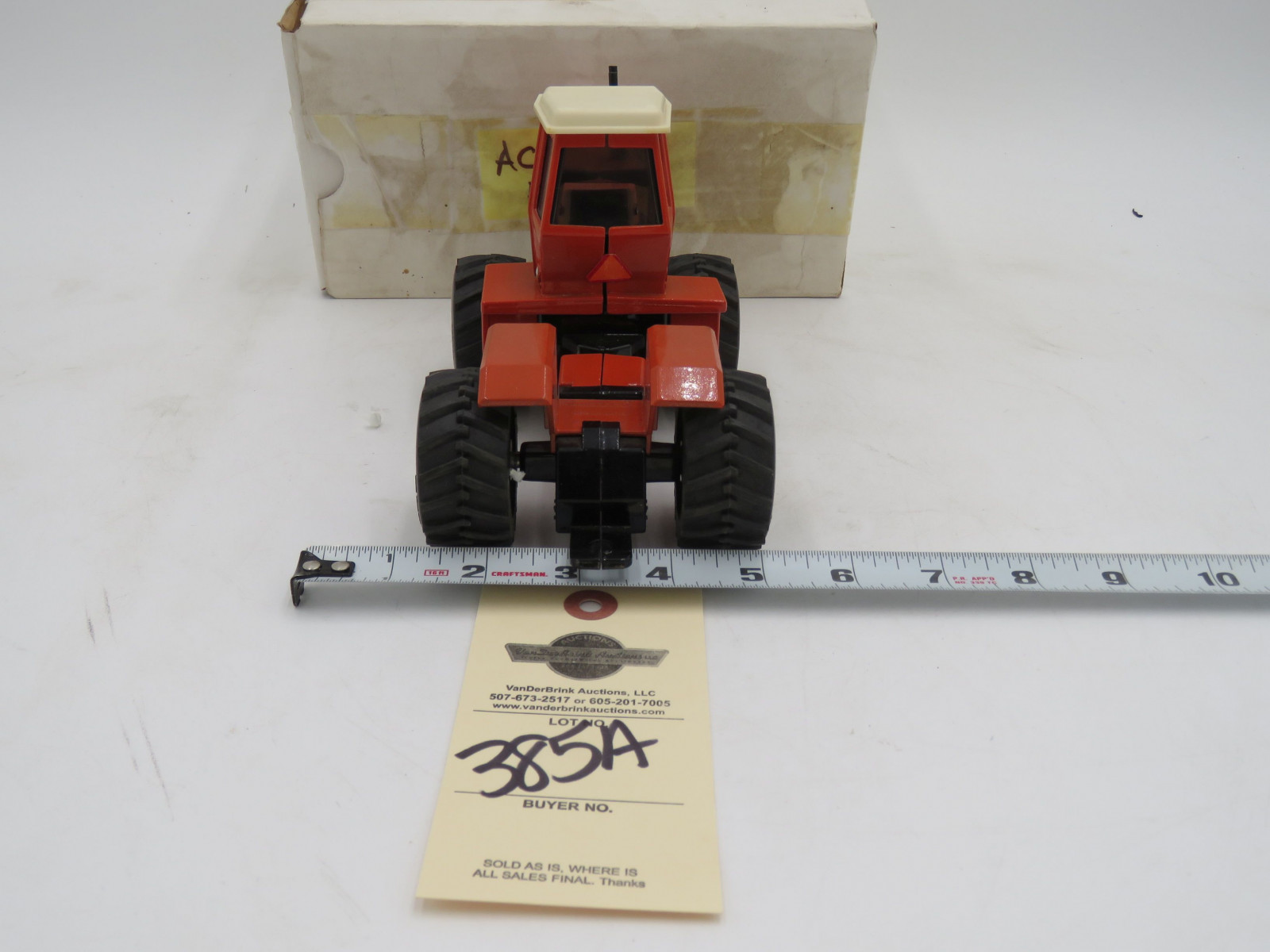 the Ertl Company Die-Cast 1/32nd Scale Allis Chalmers 8550 4WD Tractor No Box - Image 6
