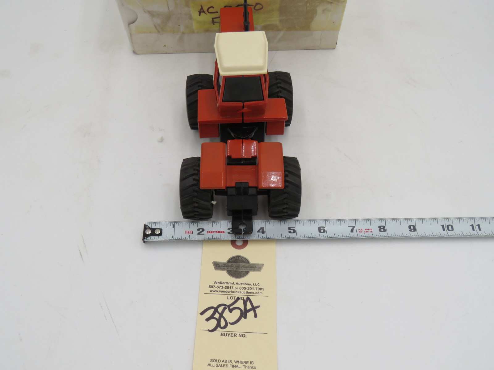 the Ertl Company Die-Cast 1/32nd Scale Allis Chalmers 8550 4WD Tractor No Box - Image 7