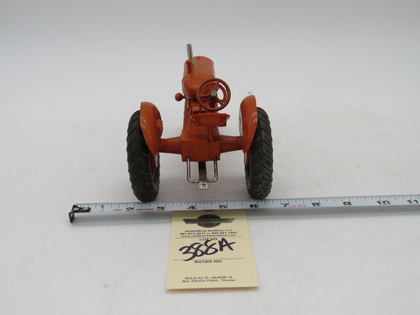 Antique hard Plastic Allis Chalmers WD Tractor No Box - Image 4