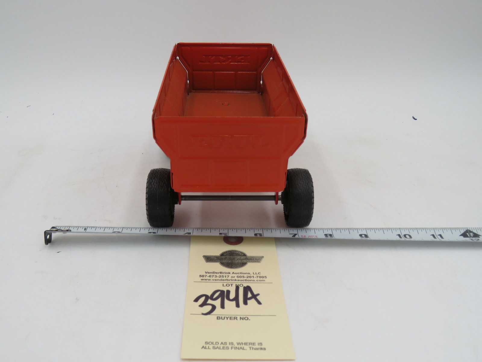 Ertl Allis chalmers Flare Box Wagon No Box 1/16th Scale - Image 2