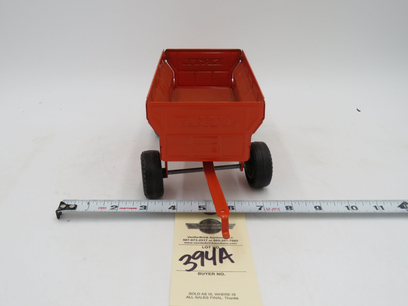 Ertl Allis chalmers Flare Box Wagon No Box 1/16th Scale - Image 3