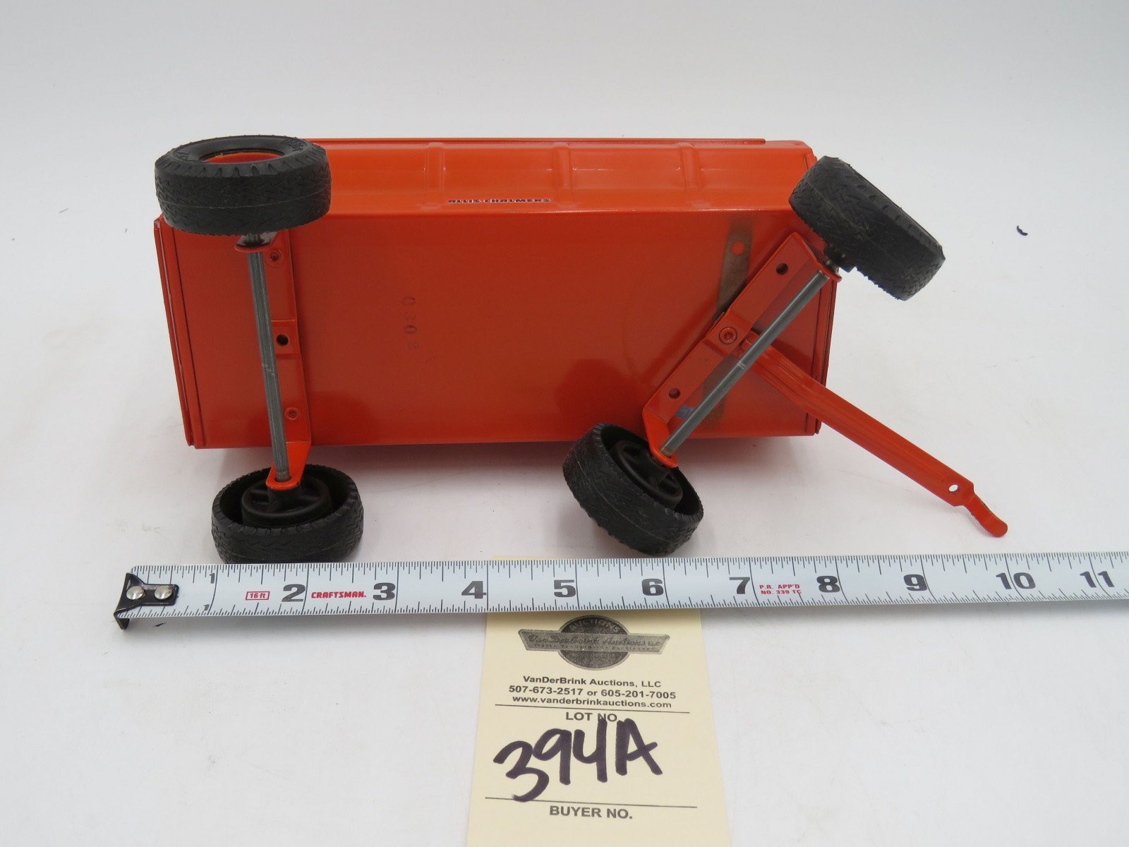 Ertl Allis chalmers Flare Box Wagon No Box 1/16th Scale - Image 4